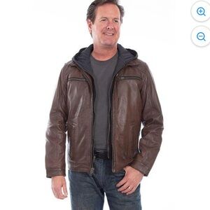 SCULLY- BROWN LEATHER JACKET